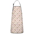 thumbnail image 1 of Pink Checkered Cow Pattern Apron-Garden Aprons for Women with Pockets-Cotton Linen Waterproof Kitchen Cooking Gardening Aprons Adjustable for Kitchen,Cooking,BBQ and Salon 33x27 Inch, 1 of 7