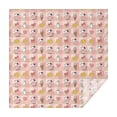 thumbnail image 1 of Pink Checkered Cow Pattern Square Tablecloth,Waterproof Square Table Cover,Wipeable Spillproof Washable Table Cover for Home Kitchen Party Decor 42"X42"(107x107cm), 1 of 6
