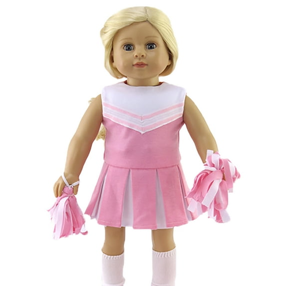 Pink Cheerleader Outfit for 18inch Dolls | American Fashion World