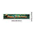 thumbnail image 1 of Pink Cherry Blossom Themed Happy 20 Birthday Banner Backdrop Background Party Decoration Supplies for Birthday Party Photography Props Celebrations, 1 of 8