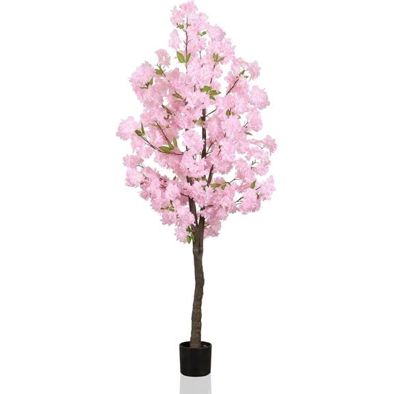 5FT Pink Cherry Blossom Artificial Trees Cherry Blossom Trees for Home Decor