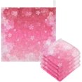 thumbnail image 1 of Pink Cherry Flowers Baby Muslin Washcloths Soft Absorbent Face Towel, Spring Floral Japanese Burp Cloths Cotton Bath Wipes 5 PCS Infant Wash Cloth for Newborn Boys Girls 12x12 inches, 1 of 6