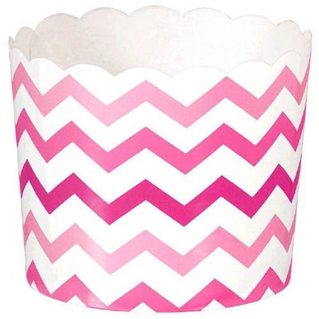 Pink Chevron Small Paper Cups (24ct)