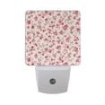 thumbnail image 1 of Pink Chic Florals LED Night Light Sensor Lamp Plug-in Adjustable Brightness 2 Pack, 1 of 7