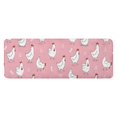 thumbnail image 1 of Pink Chicken Pattern Kitchen Rug Mat,Kitchen Runner Rugs Non Skid Washable,Decorative Kitchen Floor Mats for Kitchen,Sink,Laundry,17"x47.2", 1 of 7