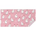 thumbnail image 1 of Pink Chicken Pattern Rectangle Tablecloth 60"x120",Waterproof Polyester Rectangle Table Cloth, Wipeable Spillproof Polyester Tablecloth for Dining, Camping, Indoor and Outdoor, 1 of 6