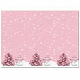 thumbnail image 1 of Pink Christmas Area Rug 2x3ft Snowman Christmas Tree Winter Snowflakes Non-Slip Washable Square Rugs Soft Felt Indoor Floor Mat for Bedroom Kitchen Living Room Bathroom, 1 of 8