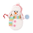 thumbnail image 1 of Pink Christmas Decor Christmas Ornament 8 Inch Snowman Figurine Light Up Candy Cane Accent Christmas Decorations for Home Indoor Holiday Tabletop Display, 1 Pack, 1 of 3