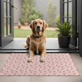thumbnail image 1 of Pink Christmas Gingerbread Pattern Door Rugs,Washable Non Slip Door Mats Indoor,Decorative Door Mats,Entry Mat Indoor for Entrance,Bedroom,Kitchen,Bathroom,20"x32", 1 of 6