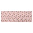 thumbnail image 1 of Pink Christmas Gingerbread Pattern Kitchen Rug Mat,Kitchen Runner Rugs Non Skid Washable,Decorative Kitchen Floor Mats for Kitchen,Sink,Laundry,17"x47.2", 1 of 7
