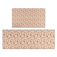 thumbnail image 1 of Pink Christmas Gingerbread and Tree Pattern Kitchen Rugs Sets Of 2,Anti Fatigue Kitchen Mat Rugs Non Slip Washable,Decorative Kitchen Floor Mats for Kitchen,Sink,Laundry,17"x30"+17"x47", 1 of 7