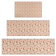 thumbnail image 1 of Pink Christmas Gingerbread and Tree Pattern Kitchen Rugs Sets Of 3,Kitchen Runner Rugs Non Skid Washable,Decorative Kitchen Floor Mats for Kitchen,Sink,Laundry,17"x30"+ 17"x47" + 17"x59", 1 of 6