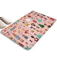 thumbnail image 1 of Pink Christmas Nutcracker Flannel Non Slip Door Rugs,Washable Door Mats Indoor,Decorative Door Mats,Dirt-Resistant and Absorbent Doormat for Entrance,Bedroom,Kitchen,Bathroom,31.5"x17", 1 of 4