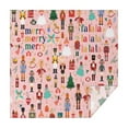 thumbnail image 1 of Pink Christmas Nutcracker Pattern Square Tablecloth,Waterproof Square Table Cover,Wipeable Spillproof Washable Table Cover for Home Kitchen Party Decor 60"x60"(152x152cm), 1 of 6