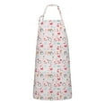 thumbnail image 1 of Pink Christmas Santa and Penguin Apron-Garden Aprons for Women with Pockets-Cotton Linen Waterproof Kitchen Cooking Gardening Aprons Adjustable for Kitchen,Cooking,BBQ and Salon 32"x27", 1 of 7