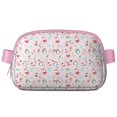 thumbnail image 1 of Pink Christmas Santa and Penguin Pattern Cute Fanny Packs for Women,Travel Waterproof Crossbody Fanny Bags Waist Purse for Women Anti Theft Adjustable Strap for Running Travel Cycling, 1 of 6