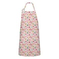 thumbnail image 1 of Pink Christmas Santa and Tree Apron-Garden Aprons for Women with Pockets-Cotton Linen Waterproof Kitchen Cooking Gardening Aprons Adjustable for Kitchen,Cooking,BBQ and Salon 32"x27", 1 of 7