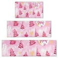 thumbnail image 1 of Pink Christmas Tree Kitchen Rugs Sets Of 3,Kitchen Runner Rugs Non Skid Washable,Decorative Kitchen Floor Mats for Kitchen,Sink,Laundry,17"x30"+ 17"x47" + 17"x59", 1 of 6