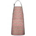 thumbnail image 1 of Pink Christmas Tree Pattern Apron-Garden Aprons for Women with Pockets-Cotton Linen Waterproof Kitchen Cooking Gardening Aprons Adjustable for Kitchen,Cooking,BBQ and Salon 33"x27", 1 of 7
