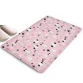 thumbnail image 1 of Pink Christmas Tree Pattern Flannel Non Slip Door Rugs,Washable Door Mats Indoor,Decorative Door Mats,Dirt-Resistant and Absorbent Doormat for Entrance,Bedroom,Kitchen,Bathroom,31.5x17in(80x43cm), 1 of 4