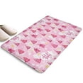 thumbnail image 1 of Pink Christmas Tree Pattern Flannel Non Slip Door Rugs,Washable Door Mats Indoor,Decorative Door Mats,Dirt-Resistant and Absorbent Doormat for Entrance,Bedroom,Kitchen,Bathroom,23.5x16in(60x40cm), 1 of 5