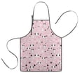 thumbnail image 1 of Pink Christmas Tree Pattern Kids Aprons for Girls and Boys,Adjustable Neck Strap Toddler Aprons for Kids Cooking Baking, 1 of 7