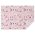 thumbnail image 1 of Pink Christmas Tree Pattern Rectangle Tablecloth 60"x84",Waterproof Polyester Rectangle Table Cloth, Wipeable Spillproof Polyester Tablecloth for Dining, Camping, Indoor and Outdoor, 1 of 5