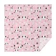 thumbnail image 1 of Pink Christmas Tree Pattern Square Tablecloth,Waterproof Square Table Cover,Wipeable Spillproof Washable Table Cover for Home Kitchen Party Decor 42"X42"(107x107cm), 1 of 6