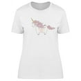 thumbnail image 1 of Pink Chubby Unicorn With Quote T-Shirt Women -Image by Shutterstock, Female x-Large, 1 of 2