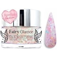 thumbnail image 1 of Pink Chunky Glitter Dip and Acrylic Nail Powder - Be Mine - Fairy Glamor, 1 of 2