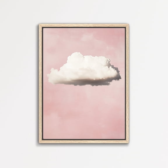 Pink Cloud Print Minimalist Wall Decor For Home Or Dorm Home Decor Office Wall Art
