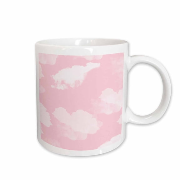 3drose, Pink Clouds, 15oz Mug
