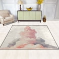 thumbnail image 1 of Pink Clouds 80''x58'' Extra Large Plush Memory Foam Rug, Soft, Absorbent, Non Slip, 1 of 7