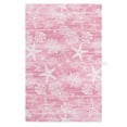 thumbnail image 1 of Pink Coastal 1 Pack Kitchen Towel, Water Absorbent Dish Towel, Summer Ocean Sea Waves Starfish Corals Decorative Hand Towels - Quick Drying Cloth for Cooking Baking, 18x28 Inch, 1 of 8