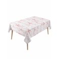 thumbnail image 1 of Pink Coastal Table Cloth, Waterproof Tablecloth for Rectangle Tables, Starfish Nautical Ocean Sea Wooden Reusable Washable Fabric Table Cover for Restaurant Kitchen Dining Tables 60"x120", 1 of 9
