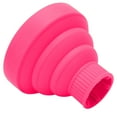 Pink Collapsible Hair Dryer Diffuser Universal Silicone Blow Dryer ...