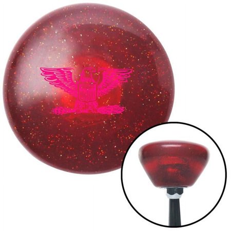 Pink Colonel Red Retro Metal Flake Shift Knob with M16 x 1.5 Insert Shifter Auto Brody