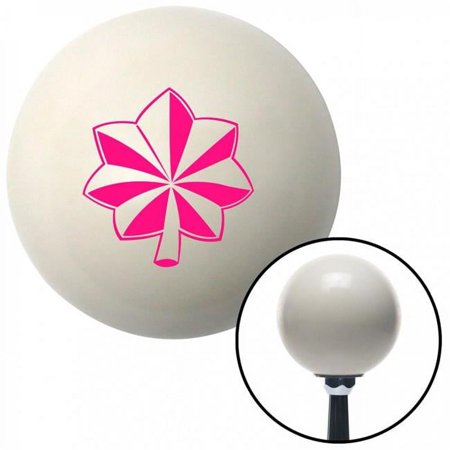 Pink Commander Ivory Shift Knob with M16 x 1.5 Insert Shifter Auto Manual Custom Brody