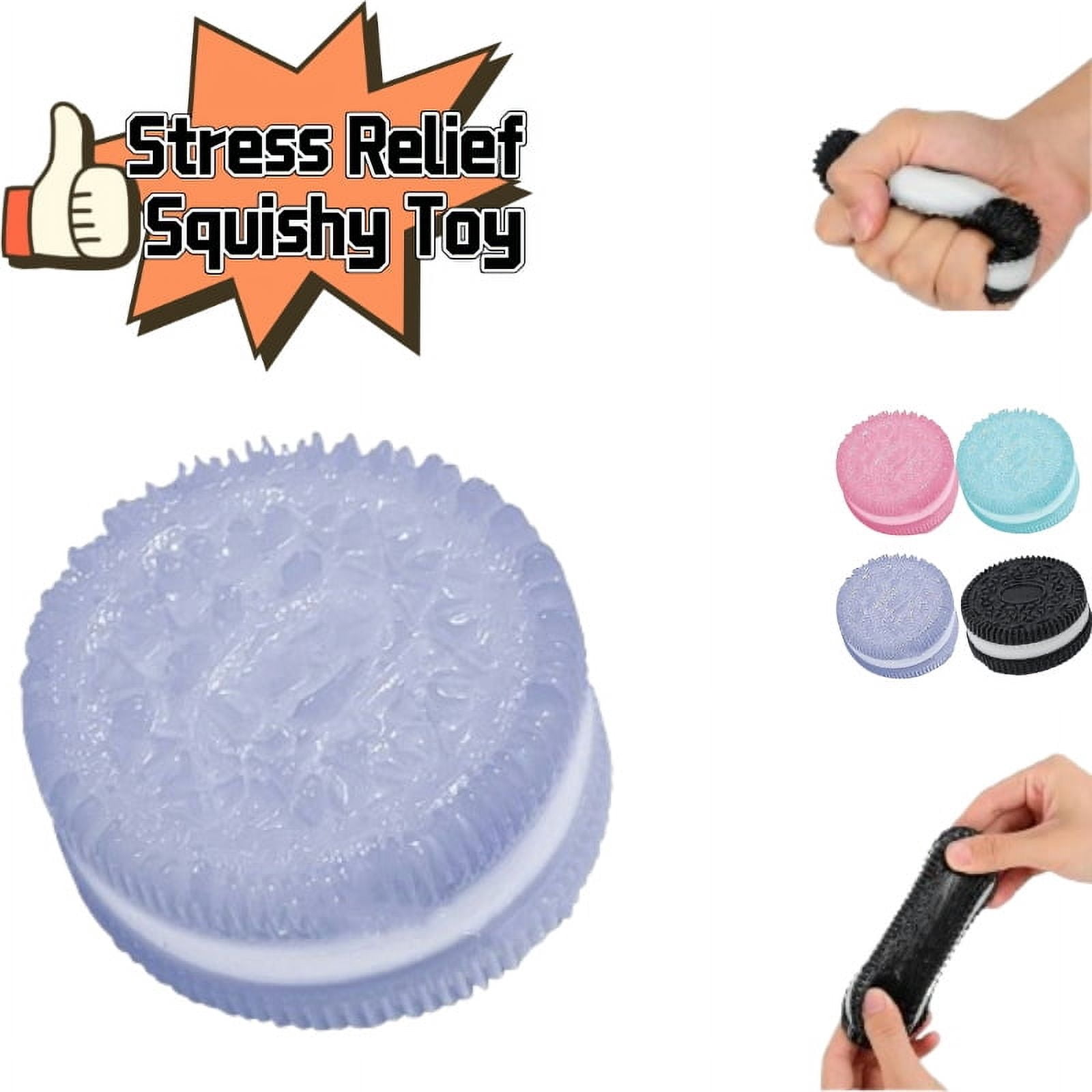 12 Stück Keks Squishy Spielzeug – Ultraweich, Stressabbauend, Für OCD & Angstbewältigung (ca. 6x6 Cm)