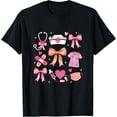 thumbnail image 1 of Pink Coquette Bow Nurse Nursing Women, 1 of 5