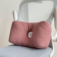 thumbnail image 1 of Corduroy Lumbar Support Pillow for Office Chair and Car Seat with Washable Cover, 1 of 6