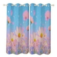 thumbnail image 1 of Pink Cosmos Flowers in Bloom Study Room Living Kitchen Bedroom For Blackout Curtain Printed 2 Panels, 1 of 6