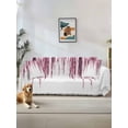 thumbnail image 1 of Pink Couch Cover for Dogs, Summer Botanical Leaves Watercolor Washable Sofa Covers Slipcover for Pets Dogs Futon Cover, Couch Recliner Covers, Oversized Chair Slipcover 71"x91", 1 of 9