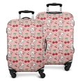 thumbnail image 1 of Pink Cow Cherry Pattern Luggage Cover Fashion Suitcase Cover Baggage Covers Fit 25-28 Inch Luggage (Go Travel), 1 of 5
