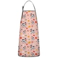 thumbnail image 1 of Pink Cow Flower Cow Pattern Apron-Garden Aprons for Women with Pockets-Cotton Linen Waterproof Kitchen Cooking Gardening Aprons Adjustable for Kitchen,Cooking,BBQ and Salon 33x27 Inch, 1 of 7