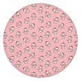 thumbnail image 1 of Pink Cow Heart Pattern Round Fitted Tablecloth with Elastic Edge,Dining Table Cover Waterproof,Outdoor Round Tablecloth for Camping,Dining,Indoor and Outdoor, 1 of 7