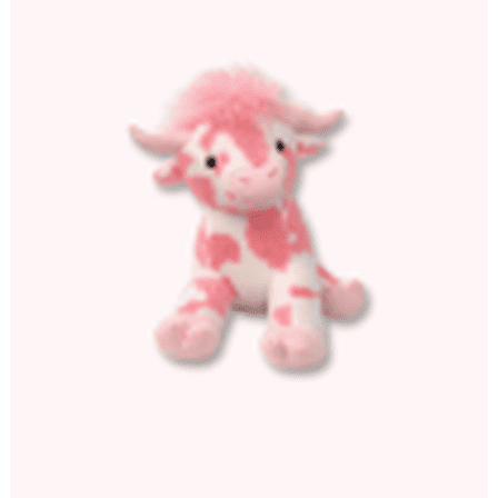 Pink Cow Luxury Plush 9.84 Inch Super Soft Stuffed Animal Spring Plush Best Cute Xmas Collectible Birthday Gift