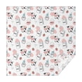 thumbnail image 1 of Pink Cow Milk Pattern Square Tablecloth,Waterproof Square Table Cover,Wipeable Spillproof Washable Table Cover for Home Kitchen Party Decor 60"x60"(152x152cm), 1 of 6