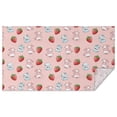 thumbnail image 1 of Pink Cow Milk Strawberry Pattern Rectangle Tablecloth 60"x102",Waterproof Polyester Rectangle Table Cloth, Wipeable Spillproof Polyester Tablecloth for Dining, Camping, Indoor and Outdoor, 1 of 6