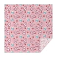thumbnail image 1 of Pink Cow Milk Strawberry Pattern Square Tablecloth,Waterproof Square Table Cover,Wipeable Spillproof Washable Table Cover for Home Kitchen Party Decor 52"x52"(132x132cm), 1 of 6